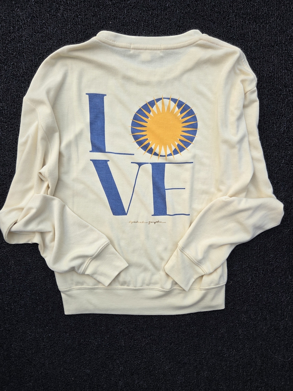 Spiritual Gangster Savasana Love Crewneck Sweatshirt Size Medium - Picture 6 of 6